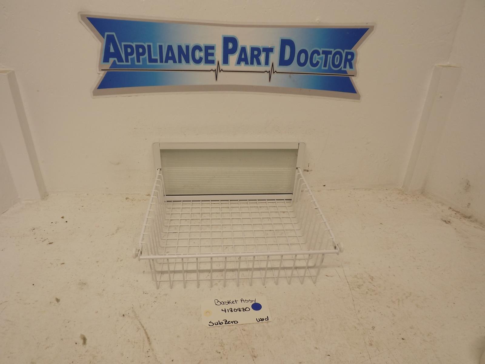 SubZero Refrigerator 4180880 Model #590 Basket Assy Used SubZero Refrigerator 4180880 Model #590 Basket Assy Used